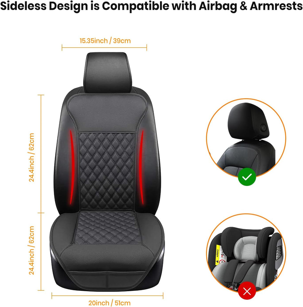 Seat Cushion, Comfortable Seat Cover with Full Back Support, Universal Seat Cushion for Seat in Winter